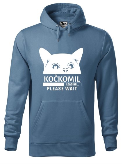 Pánská mikina s potiskem Kočkomil loading