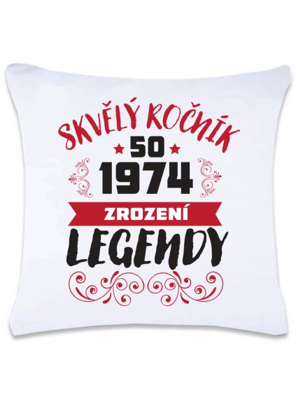 Dekorační polštář s potiskem 40 x 40 cm Zrození legendy