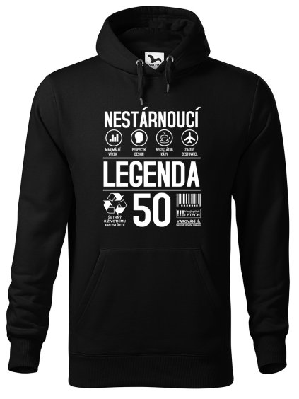 Pánská mikina s potiskem Nestárnoucí legenda 50 let