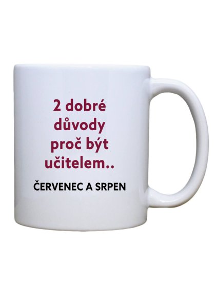 Keramický hrnek s potiskem Proč být učitel