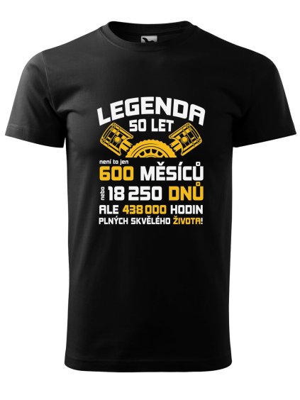 Pánské tričko s potiskem Není to jen 50 let