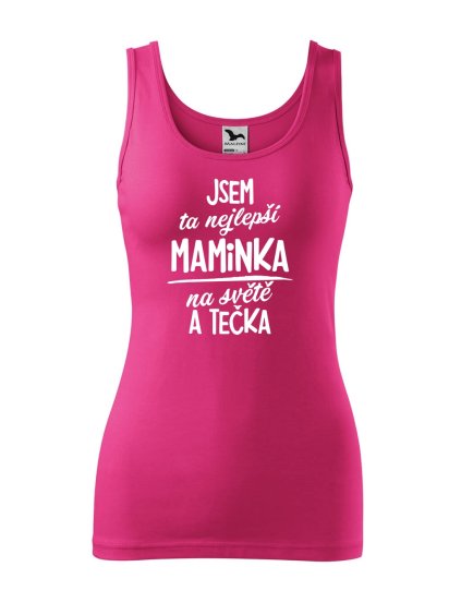 Dámské tílko s potiskem Nejlepší maminka na světě
