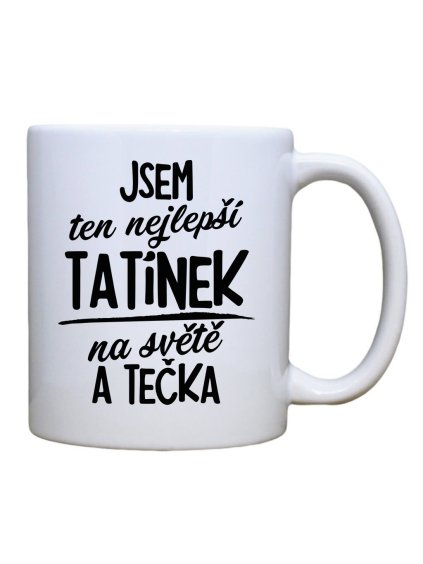 Keramický hrnek s potiskem Nejlepší tatínek na světě