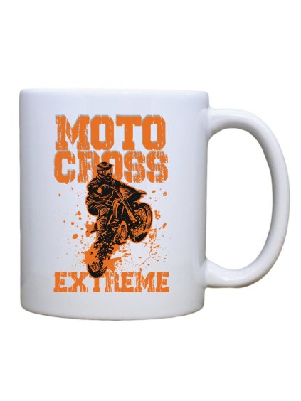 Keramický hrnek s potiskem Motocross