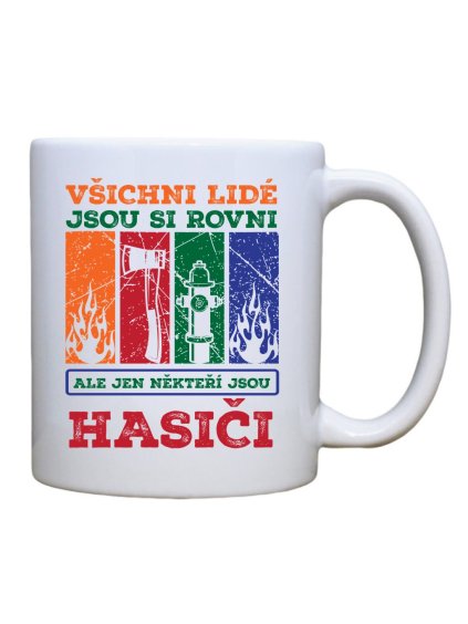 Keramický hrnek s potiskem Hasiči