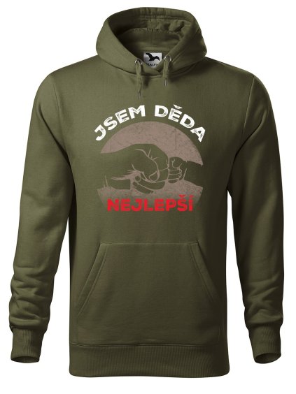 Pánská mikina s potiskem Jsem nejlepší děda
