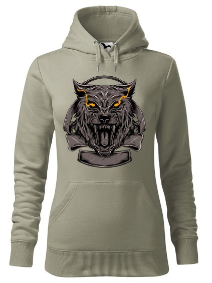 Dámská mikina Vlčí hlava