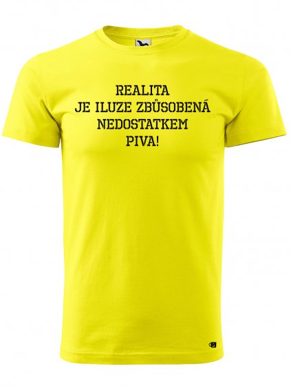 Pánské tričko s potiskem Iluze