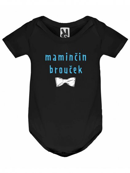 Kojenecké body s potiskem Maminčin brouček