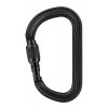 Petzl VULCAN SCREW LOCK steel carabiner screw lock BLACK