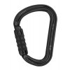 Petzl WILLIAM TRIACT LOCK carabiner with automatic safety BLACK