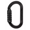 Petzl OXAN TRIACT LOCK ocelová karabina se zámkem triact ČERNÁ