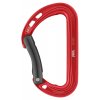 Petzl SPIRIT BENT red carabiner - hollow lock