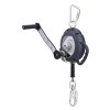 Retractable fall arrester with integrated rescue winch KRATOS SAFETY FA2040110