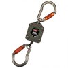 SQUIDS 3003 Ergodyne Retractable Tool Lanyard - Double Locking Carabiners 0.9 kg