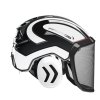 Helmet PROTOS® Integral Forest, shield F39, black and white - reflex