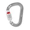 Petzl ROCHA SCREW LOCK LIGHT GRAY screw carabiner gray