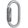 Steel carabiner CAMP Steel Oval Pro 2Lock