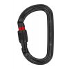 Petzl AMD SCREW LOCK carabiner with screw lock BLACK
