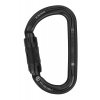 Petzl AMD TWIST LOCK carabiner with twist-lock lock BLACK