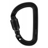 Petzl SMD SCREW LOCK carabiner with screw lock BLACK