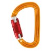 Petzl SMD TWIST LOCK carabiner with twist-lock fuse