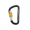 Singing Rock Carabiner MINI D screw. black