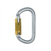 Steel carabiner Singing Rock Oval steel carabiner. TRIPLE LOCK