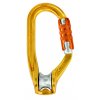 Petzl ROLLCLIP A TRIACT LOCK pulley with carabiner with automatic fuse