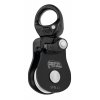 Petzl SPIN L1 pulley with swivel hinge BLACK