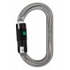 Petzl OK BALL LOCK carabiner oval with automatic catch.