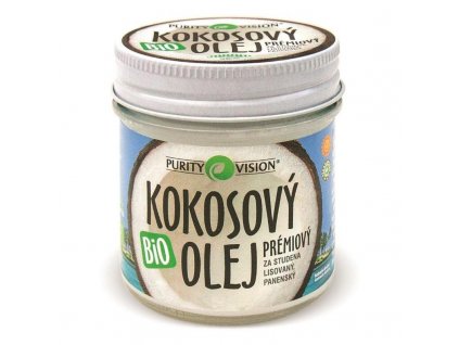 Fair trade bio Kokosový olej panenský 120 ml