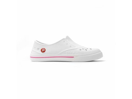 Obuv Schu'zz Sneaker'zz 0088 bílá potisk růžový pruh