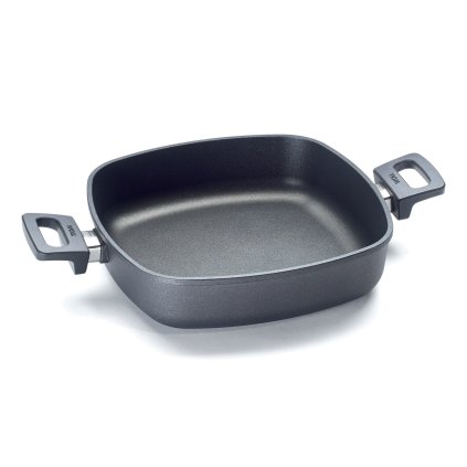 Patelnia do serwowania TITANIUM NOWO 28 x 28 cm, tytanowa, WOLL