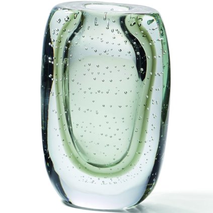 Wazon AMARA 22 cm, zielony, szkło, Philippi