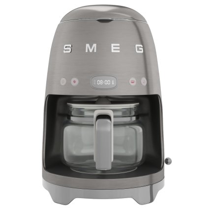 Ekspres przelewowy 50'S STYLE DCF02SSEU, szary mat, Smeg