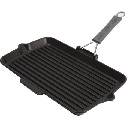 Prostokątny grill żeliwny 34 x 21 cm Staub