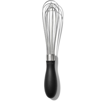 Trzepaczka GOOD GRIPS 18 cm, czarna, stal nierdzewna, OXO