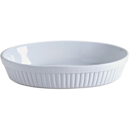 Naczynie do pieczenia CLASSIC 28 cm, owalne, białe, kamionkowe, Mason Cash