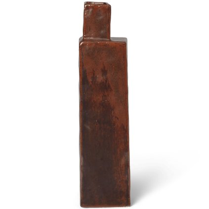 Wazon KOA 10 x 40 cm, brązowy, ceramika, twarde LIVING