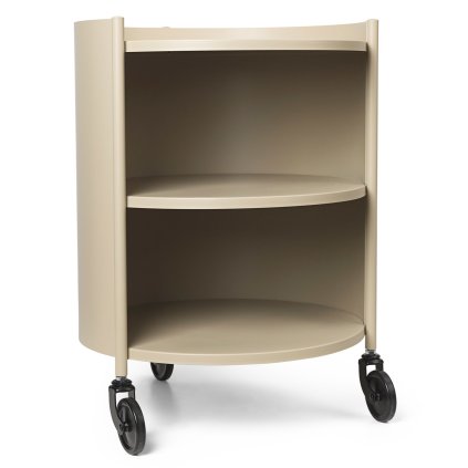 Stolik pomocniczy EVE 40 x 53 cm, kaszmir, stal, twardy LIVING