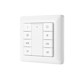 ZigBee Wandschalter CCT Lux Miners SR-ZG9001K8-CCT | 1 Zone | DC 3V Batterie