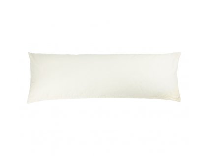 POVLAK na relaxační polštář bílá káva 45x120 cm se zipem
