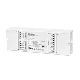 Zosilovač PWM signálu stmievačov pre LED pásiky Lux Miners SR-3002 | 4x8A