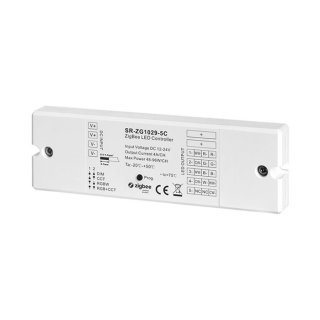 ZigBee stmievač LED pásikov CCT, RGBW, RGBWW Lux Miners SR-ZG1029-5C | 5x4A