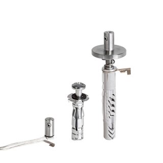 Závesná sada pre LED lišty FI-8-ZM-1 | pozdĺžna | bez lanka | DC 12/24V