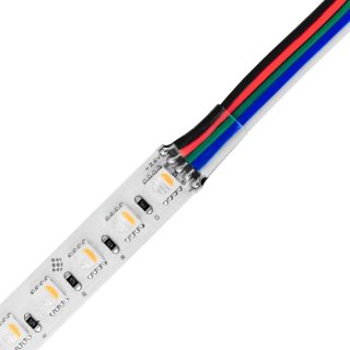 Spájkovanie káblu k RGBW LED pásiku