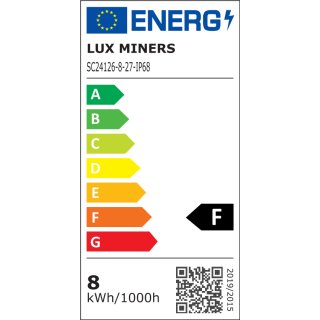 Bílý LED pásek 24V | IP68 | 8W | 126LED | CRI90+