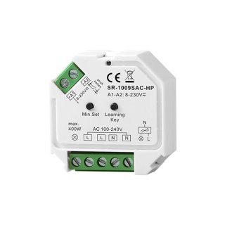 RF diaľkovo ovládaný stmievač LED osvetlenia 230V Lux Miners SR-1009SAC-HP | max 400W