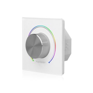 RF nástenný RGB ovládač Lux Miners SR-2836NRGB | 1 zóna | AC 230V